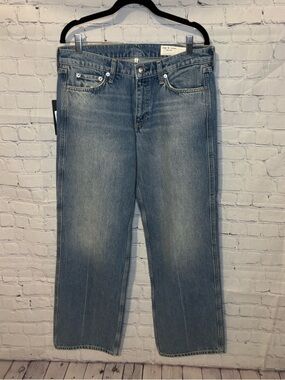 NWT women’s rag & bone Saige low rise relaxed fit denim jeans size 29
